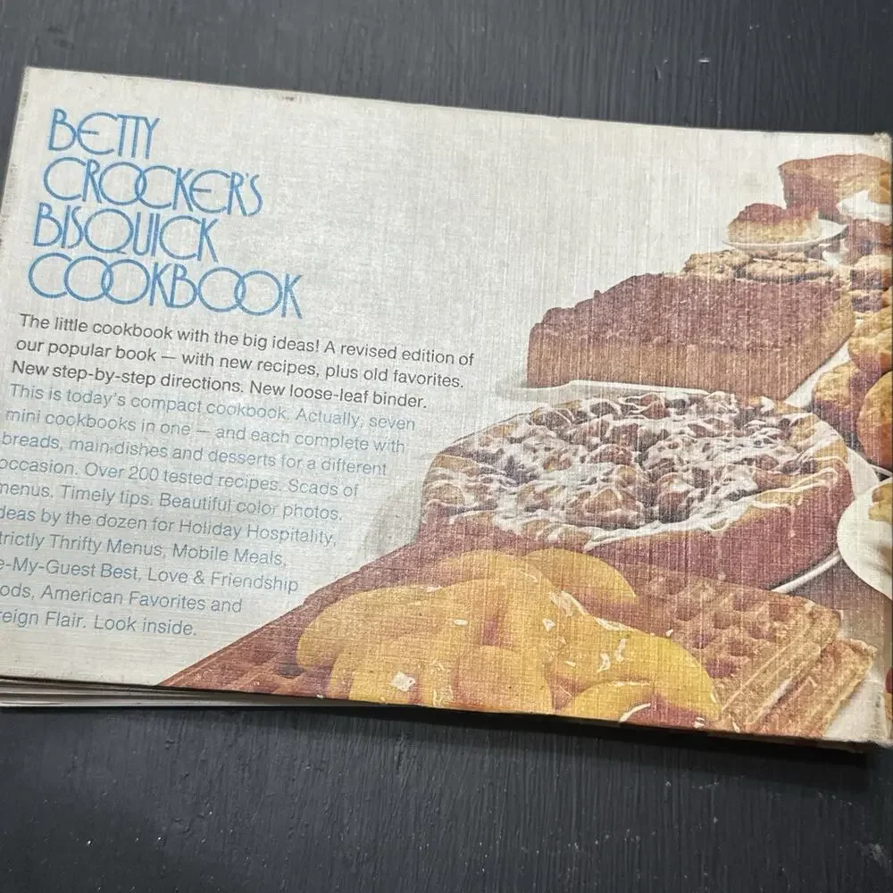 Vtg‎ Betty Crocker's Bisquick Cookbook 1973 Recipes